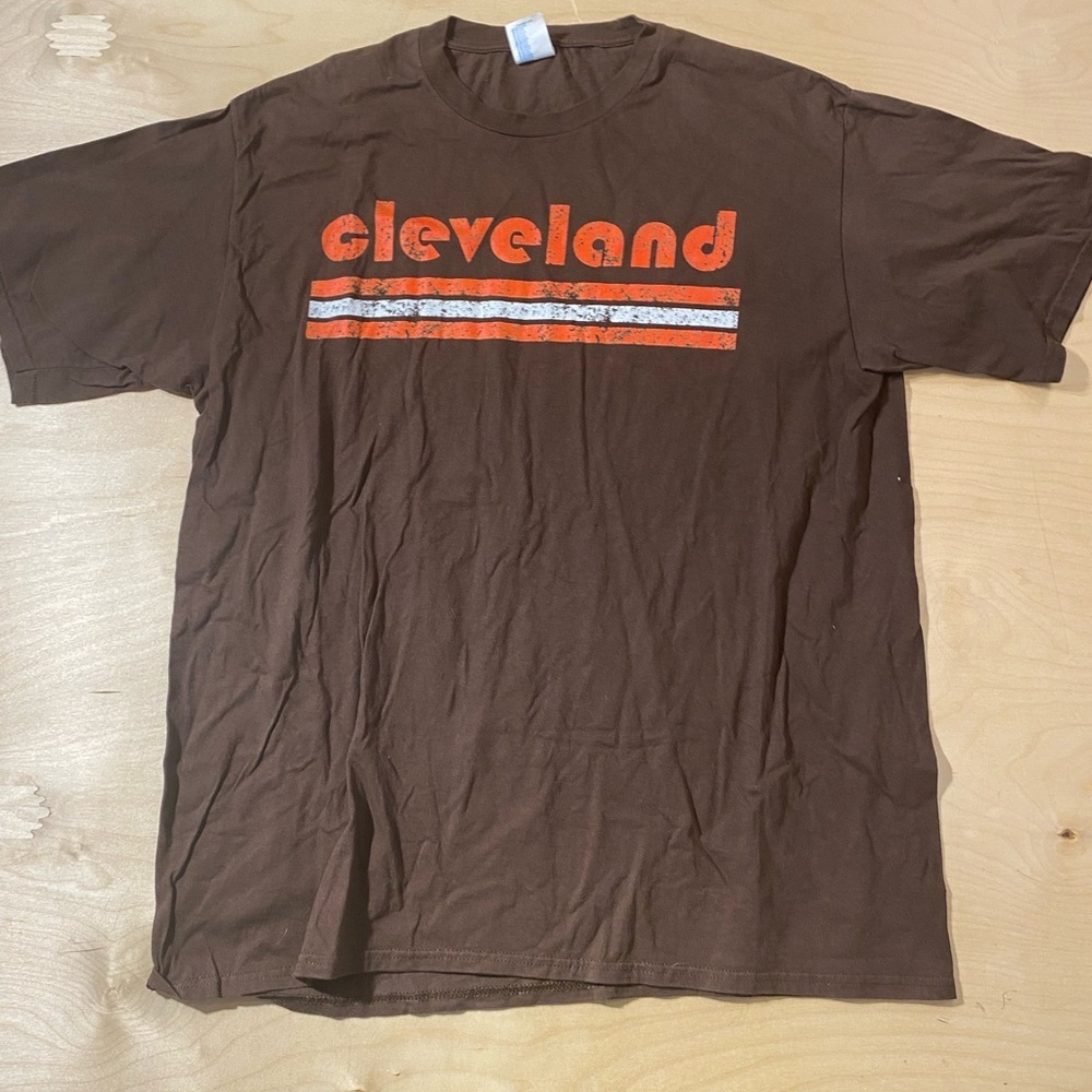 Cleveland Brown Men's T-Shirt XL (MV)